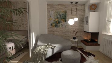 Progetto interni ristrutturazione casale