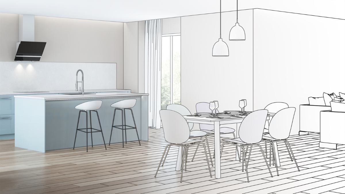 Progetto casa 80 mq 3d