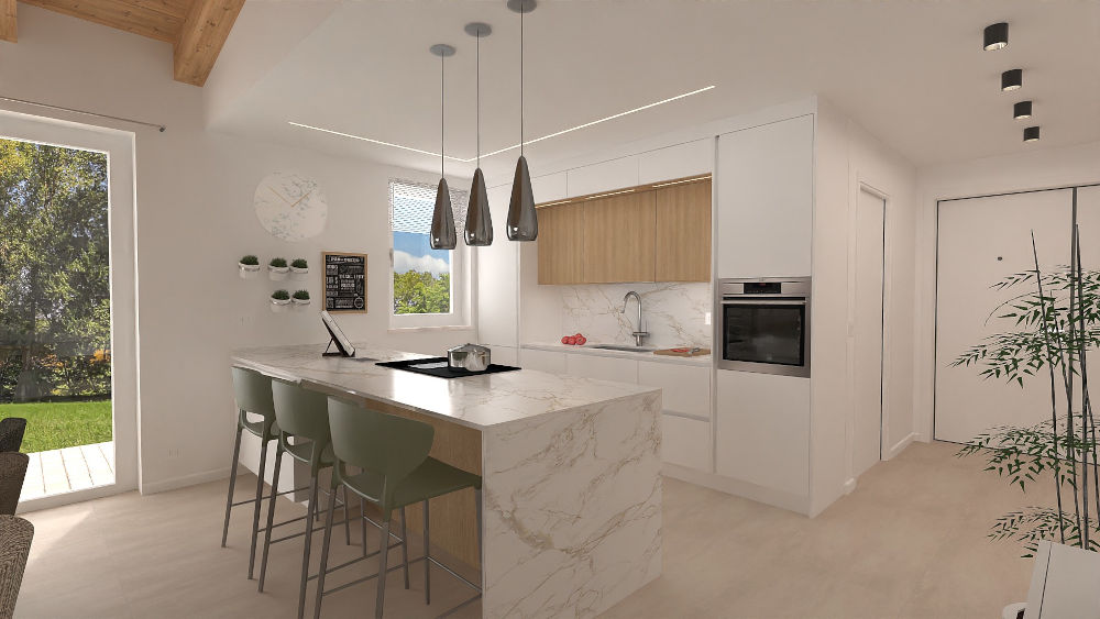 Progetto ristrutturazione cucine e living