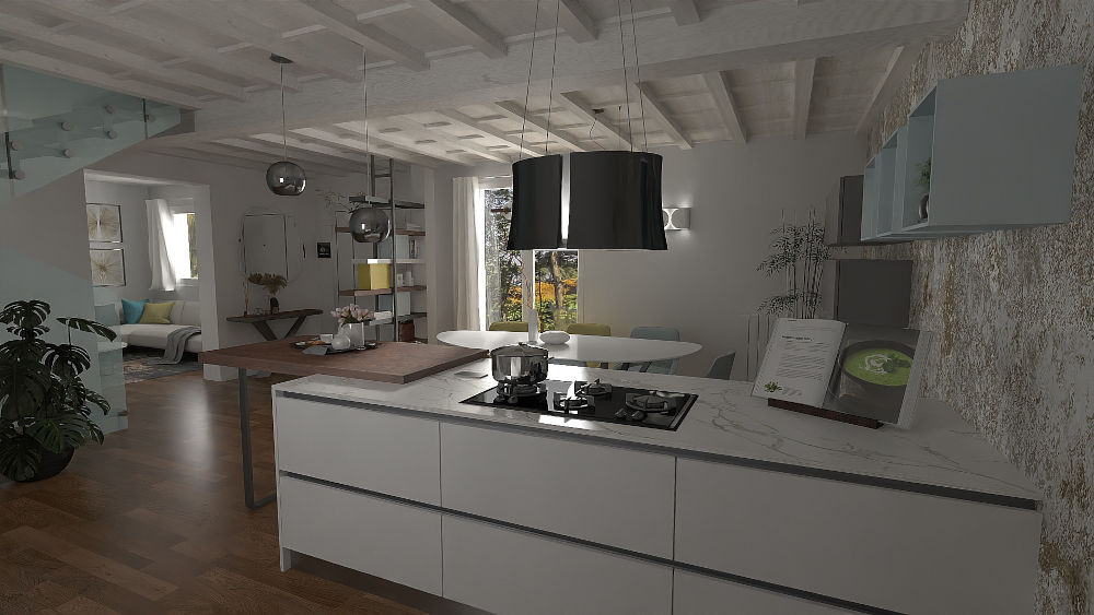 Progetto cucina moderna