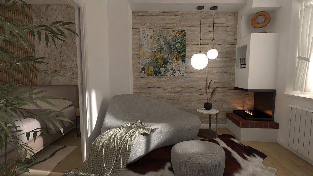 Progetto interni ristrutturazione casale