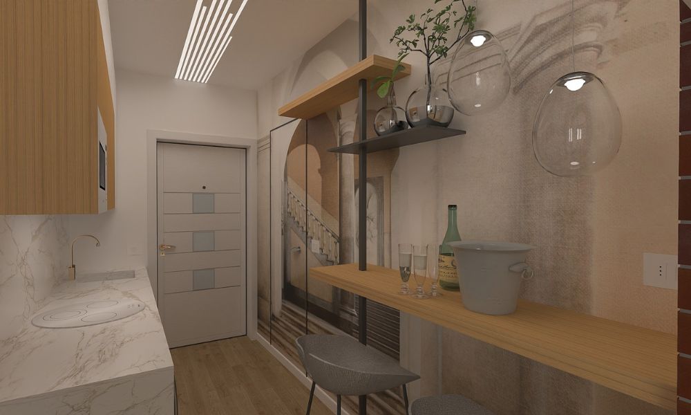 Progettaizone interni cucina casa in toscana