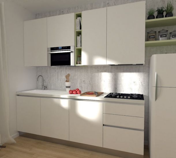 Progetto cucina lineare