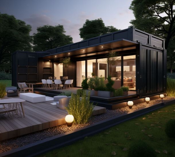 Case con container